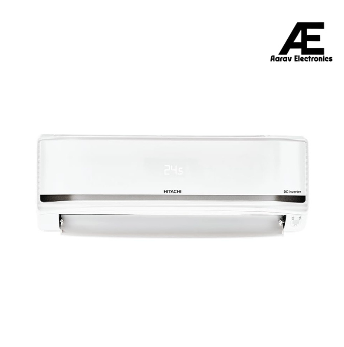 Hitachi 1.5 Ton 5 Star, New Star rated, Inverter Split AC (Copper, Smart View Display, 4 Way Swing, ice Clean, Anti-bacterial Filter, Yoshi 5500STXL RAS.V518PCDIST, White)