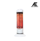 Russell Hobbs 1200W Carbon Infrared Electric Room Heater | 2 Heat Settings, Wide Oscillation, Double Carbon Tubes | 40% Less Power Consumption, Tip-Over Safety Protection