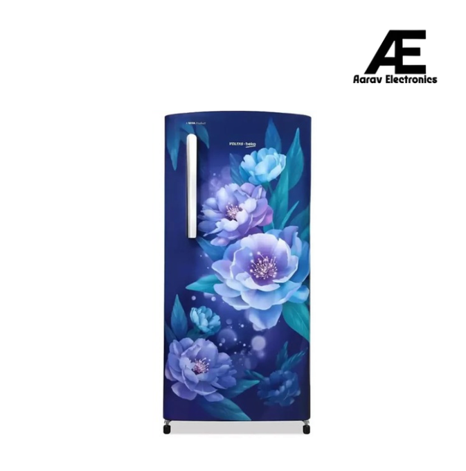 Voltas Beko 175 L, 2 Star, Direct Cool Single Door Refrigerator, Opal Blue Finish – RDC208C1 / 2D0OBE0M0000GD