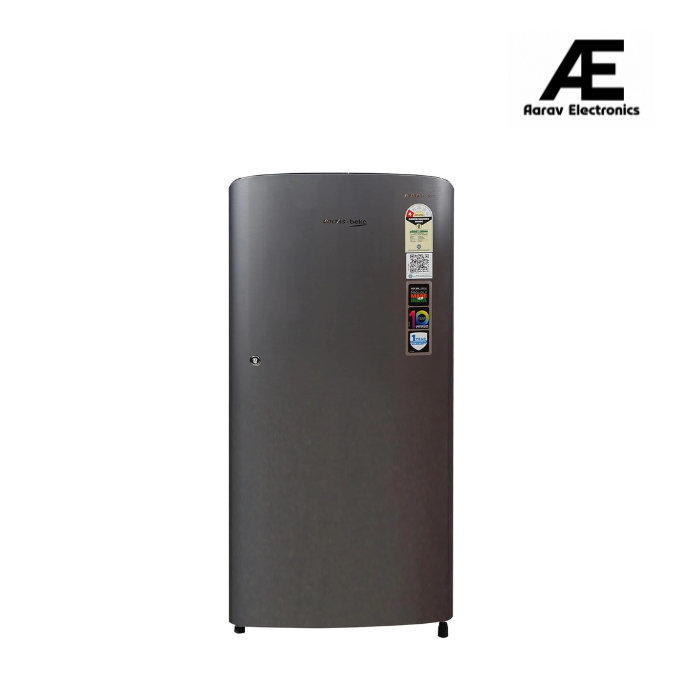 Voltas Beko by A Tata Product 175 L Direct Cool Single Door 1 Star Refrigerator (HAIRLINE SILVER, RDC208E1/D0XIR0M0000GD)