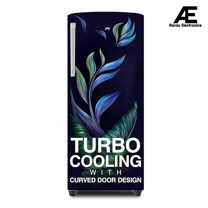 Godrej 268 L 3 Star Turbo Cooling Technology Ensuring Faster Cooling Direct Cool Single Door Refrigerator With Advanced Inverter Technology (RD EMARVEL 290C THI FU BL, Fusion Blue)