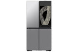 Samsung 809 L, Convertible, Digital Inverter, Frost Free, French Door Refrigerator (RF71DB9950QDTL, Clean Charcoal + Stainless Steel)