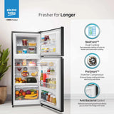 Voltas Beko RFF295C/WPXBR0I0000GD 250 L, 3 Star, Double Door Frost Free Refrigerator (Wooden Black)