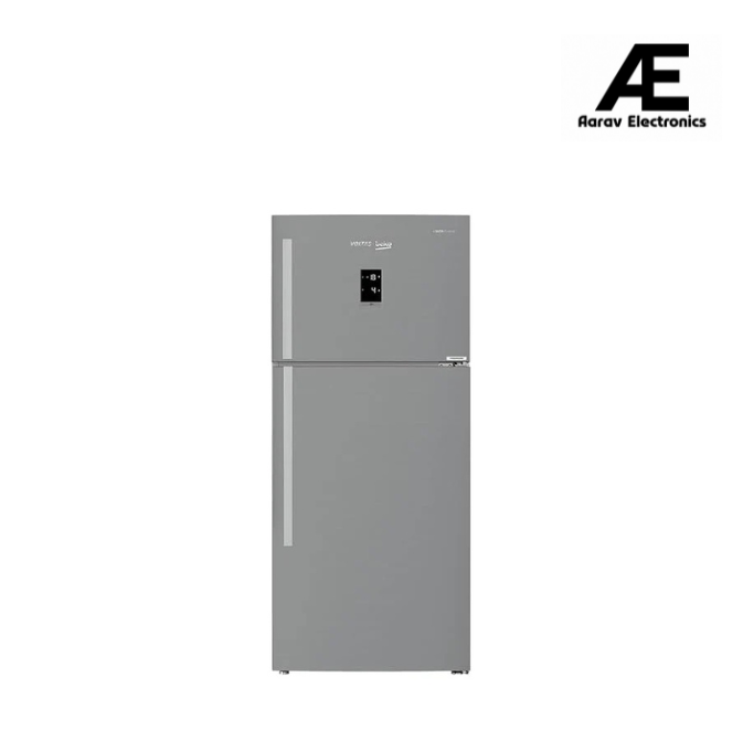Voltas beko 510 L 2 Star High End Frost Free Double Door Refrigerator (Inox Look) RFF533IF