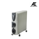 Russell Hobbs EOFR 2900 (ROR15F, Grey) 2900 W | Oil Filled Radiator Electric Room Heater | ISI Approved Oil Filled Room Heater (Open Box / Without Box)