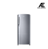 Samsung 183 L, 2 Star, Digital Inverter, Direct-Cool Single Door Refrigerator (RR20C2712S8/NL, Silver, Elegant Inox)