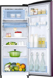 Samsung 183 L, 3 Star, Digital Inverter, Direct-Cool Single Door Refrigerator (RR20C2723CR/NL, Red, Camellia Purple)
