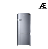 Samsung 183 L, 3 Star, Digital Inverter, Direct-Cool Single Door Refrigerator (RR20C2Y23S8/NL, Silver, Elegant Inox)