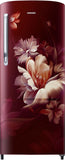 Samsung 183 L, 3 Star, Digital Inverter, Direct-Cool Single Door Refrigerator (RR20D2723RZ/NL, Midnight Blossom Red)