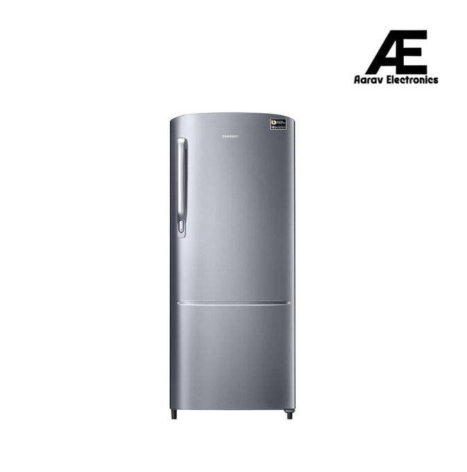 Samsung 183 L, 3 Star, Digital Inverter, Direct-Cool Single Door Refrigerator (RR20H2723S8/NL, Silver, Elegant Inox, Single Touch Defrost, 2026 Model)
