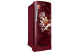 Samsung 183 L, 3 Star, Digital Inverter, Direct-Cool Single Door Refrigerator (RR20H2823RZ/NL, Midnight Blossom Red, Base Stand Drawer, Single Touch Defrost, 2026 Model)