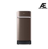 Samsung 189L 5 Star Inverter Direct-Cool Single Door Refrigerator Appliance (RR21C2H25DX/HL,Luxe Brown) Base Stand Drawer
