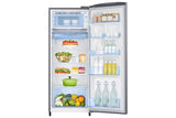 Samsung 223 L, 3 Star, Digital Inverter, Direct-Cool Single Door Refrigerator (RR24H2723S8/NL, Elegant Inox, Single Touch Defrost, 2026 Model)