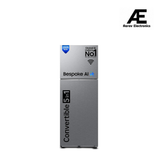 Samsung 330 L, 3 Star, Convertible 5-in-1, Digital Inverter, Frost Free Double Door, WiFi Enabled Bespoke AI Refrigerator (RT34DG5A4DSLHL, Real Steel, Silver