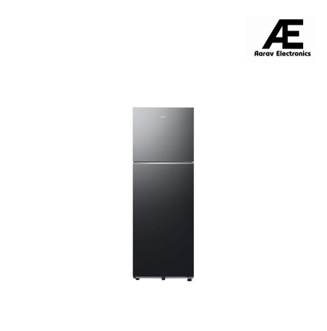 Samsung 330 L, 2 Star, Convertible 5-in-1, Digital Inverter, Frost Free Double Door, WiFi Bespoke AI Refrigerator (RT34HG5A42BXHL, Luxe Black, 2026 Model)