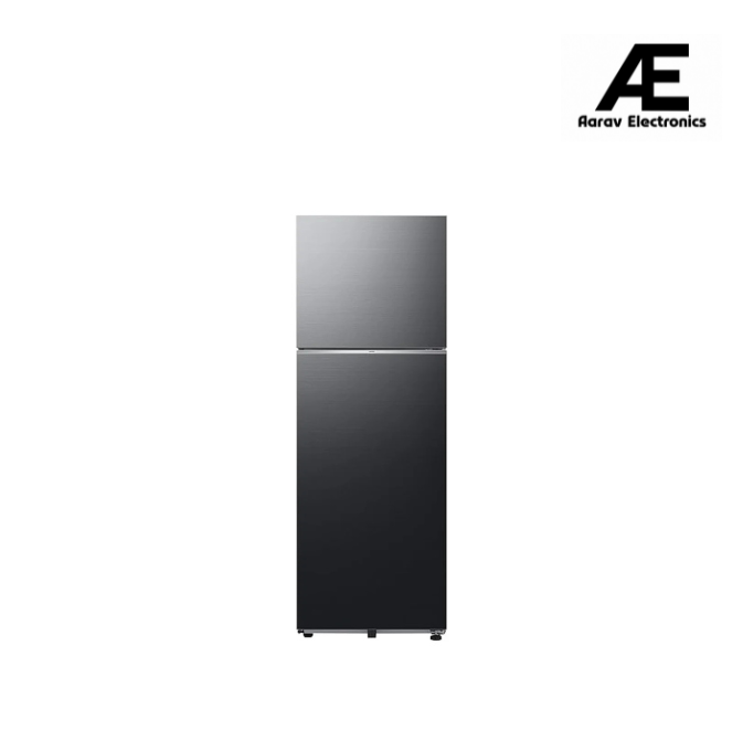 Samsung 350 L, 2 Star, Convertible 5-in-1, Digital Inverter, Frost Free Double Door, WiFi Enabled Bespoke AI Refrigerator (RT38DG5A2BBXHL, Luxe Black, Black)