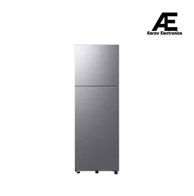 Samsung 256 L, 2 Star, Digital Inverter Frost Free Double Door Refrigerator (RT40H30W2PHL, Silver, Light Doi Metal, 2026 Model)