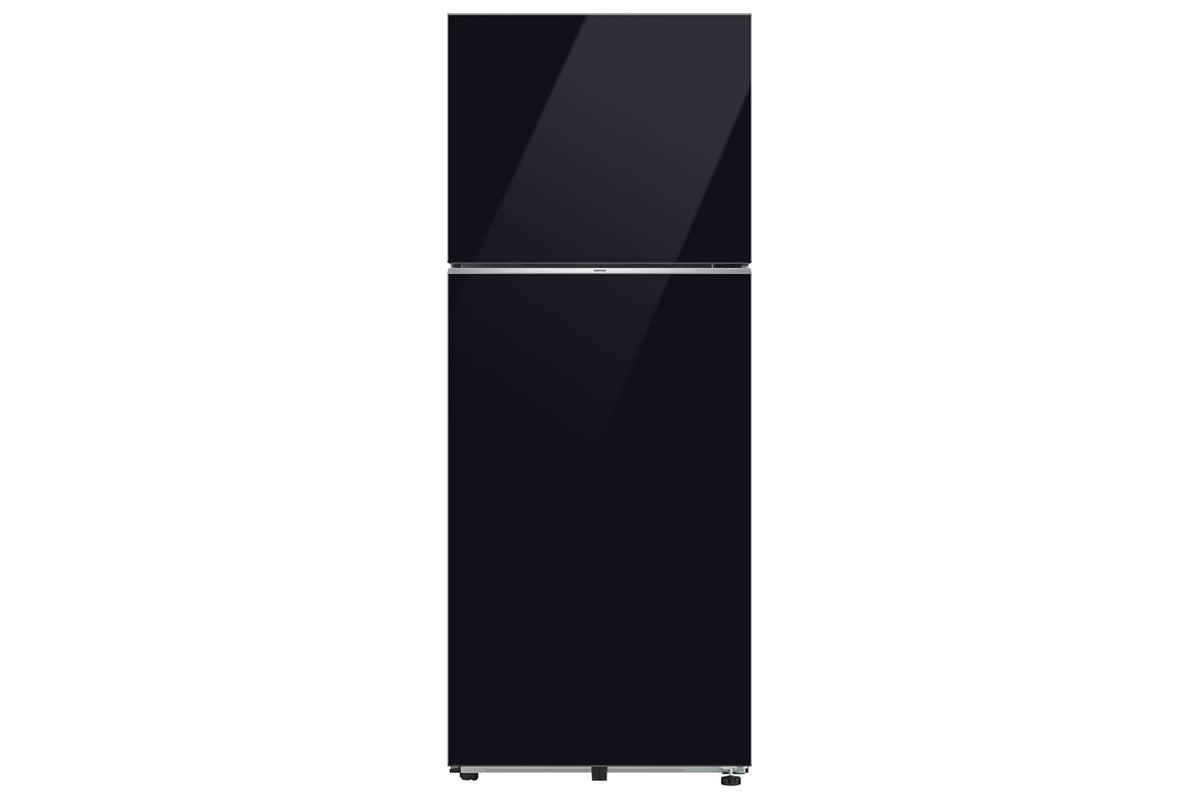 Samsung 396 L, 2 Star, Convertible 5-in-1, Digital Inverter, Frost Free Double Door, Bespoke AI WiFi Refrigerator (RT41HB6A4222HL, Glass Finish, Clean Black, 2026 Model)