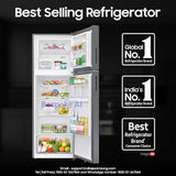 Samsung 419 L, 3 Star, Convertible 5-in-1, Digital Inverter, Frost Free Double Door, WiFi Enabled Bespoke AI Refrigerator (RT45DG6A4DSLHL, Ez Clean Steel/Real Steel)