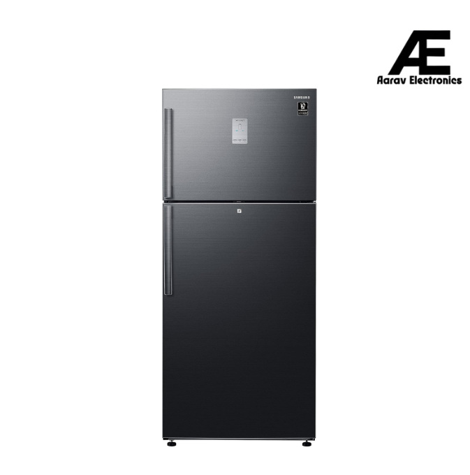 Samsung 530 L, 1 Star, Optimal Fresh+, Digital Inverter, Frost Free Double Door Refrigerator (RT56DG7A6AB1/TL, Black Matt)