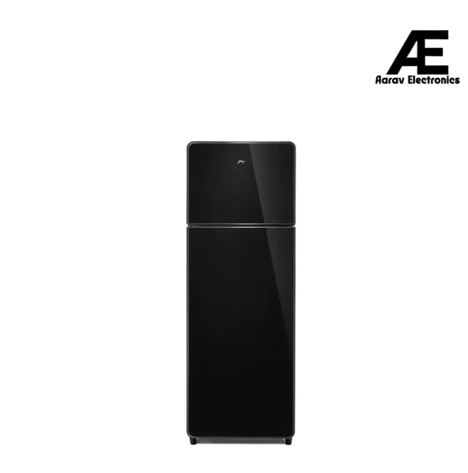 Godrej RT EONCRYSTAL 310BN RI OB 272L 2 Star Frost Free Double Door Refrigerator with Inverter Compressor, Nano Shield Technology, Onyx Black