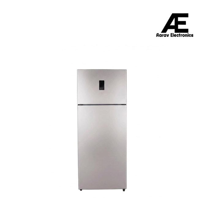 Godrej 436 L 1 Star 1+2 Years Additional Warranty, 95%+ Food Surface Disinfection, Nano Shield Technology Inverter Frost Free Double Door Refrigerator (RT EONREGALIS 477AN RCI CH GD, Champagne Gold)