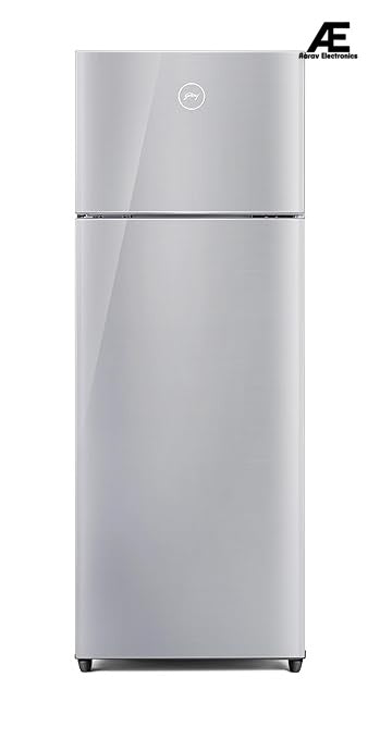 Godrej 244 L 2 Star Frost Free 4-In-1 Fully Convertible Technology, Nano Shield Technology Inverter With Freshness up to 30 Days Double Door Refrigerator (RT EONVALOR 280B RCIT ST RH, Steel Rush)