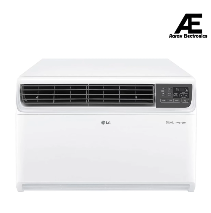 LG RW-Q18WWZA 1.5 Ton 5 Star Window Dual Inverter AC with Wi-Fi – 5000W Cooling, 4-in-1 Convertible Cooling, R32, Copper – White (Open box / without box)