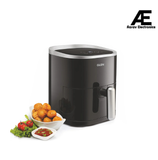 Glen Digital Air Fryer, 3.5 Litre Airfryer 1300W with 7 Pre-Set Functions, Auto Sleep, Digital Controls, Timer &amp; Temperature Control, Bake, Fry, Roast &amp; Grill with Less Oil, Medium - Black SA-3044DBL