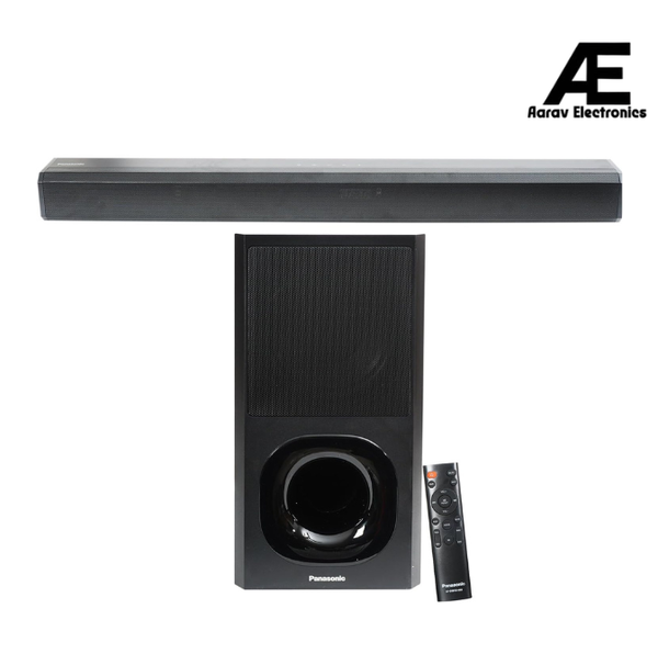 Panasonic 160W 2.1Ch with 3D Surround Soundbar Speaker System, Bluetooth, USB, RCA, AUX Inputs Remote Control (SC-HTS160GWK,Black)