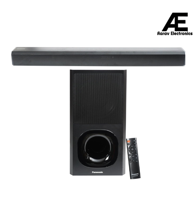 Panasonic 160W 2.1Ch with 3D Surround Soundbar Speaker System, Bluetooth, USB, RCA, AUX Inputs Remote Control (SC-HTS160GWK,Black)