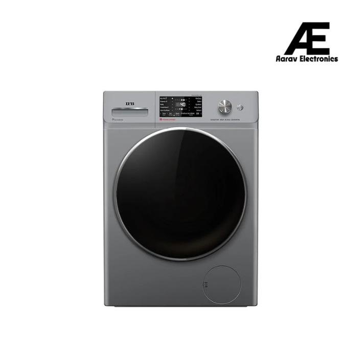 IFB 8 Kg 5 Star Front Load Washing Machine 2X Power Steam (SENATOR MSN 8012K CMS, 1200 RPM, 2024 Model, Metallic Silver, Touch Control + Knob In-built Heater, 4 years Comprehensive Warranty)