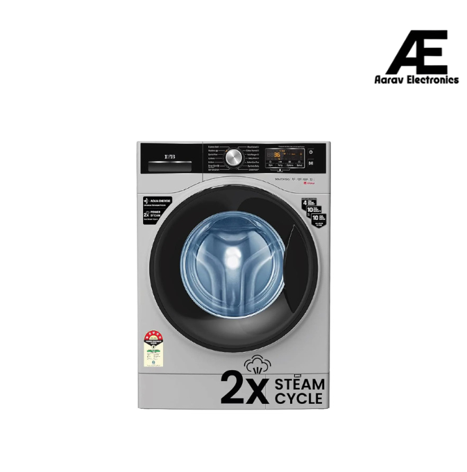IFB 8 Kg 5 Star Front Load Washing Machine 2X Power Steam (SENATOR SXS 8012, Silver, In-built Heater, 4 years Comprehensive Warranty)