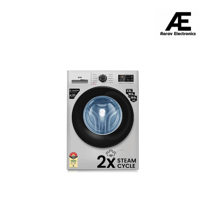 IFB 6.5 Kg 5 Star Front Load Washing Machine 2X Power Steam (SENORITA SXS 6510, Silver &amp; Black, In-built Heater, 4 years Comprehensive Warranty)