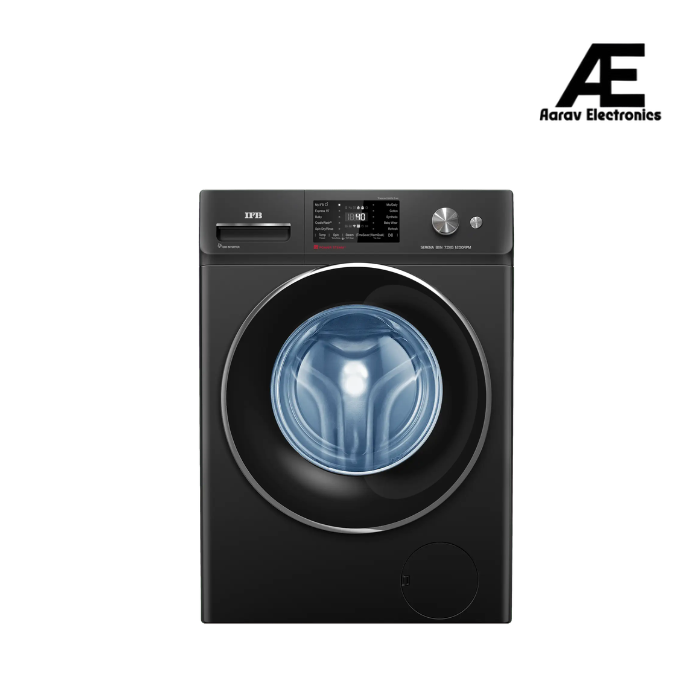 IFB 7 kg 5 Star Front Load Washing Machine  | 1200 RPM (Serena BXN 7012K CMS, Black)