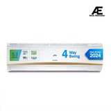 Godrej 2.5 Ton 3 Star, 5 Years Comprehensive Warranty, 5-in-1 Convertible Cooling, Inverter Split AC (Copper, 4 Way Air Swing With Heavy-Duty Cooling at 52 Deg Celcius, AC 2.5T SIC 30LTC3-GWR, White)
