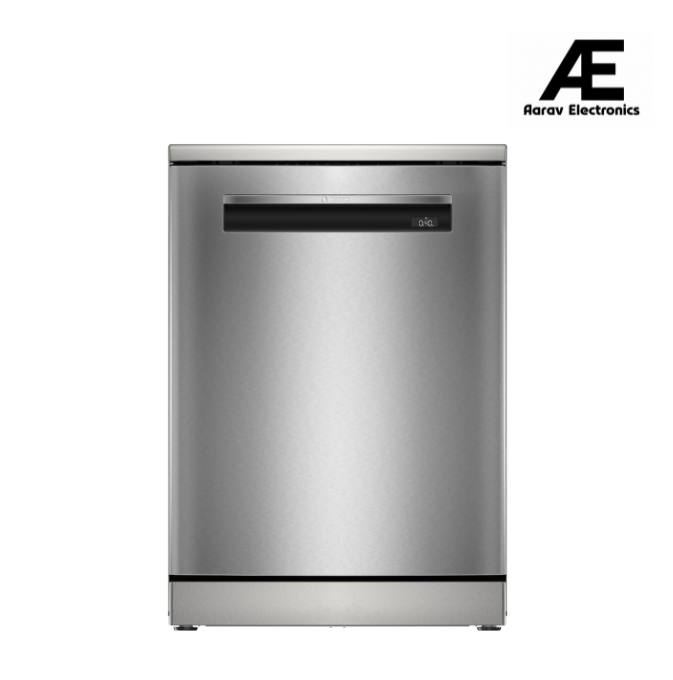 Bosch SMP6HMI00I Built-in Dishwasher, 14 Place Settings, Home Connect, Intensive Kadhai Programme, Extra Dry, EcoSilence Drive, Multiple Wash Programs (Silver/Inox)