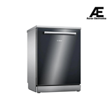Bosch Series 6 60 cm Free-Standing Dishwasher (SMS4HMB62T), Black, 15 Place Settings, Wi-Fi Enabled Home Connect, EcoSilence Drive