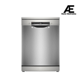 Bosch 15 Place Series-6 Settings free-standing Dishwasher 60 cm Brushed steel anti-fingerprint,with Wi-Fi Dishwasher, (SMS6HMI00I, Silver)