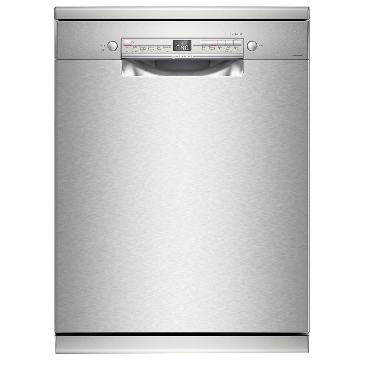 Bosch 13 Place Settings Dishwasher (SMS6ITI00I, Silver Inox)