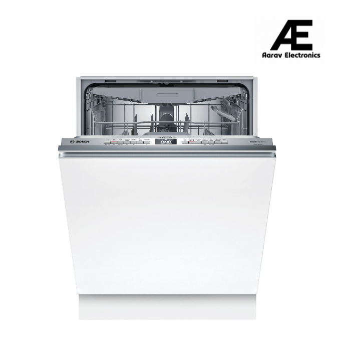 Bosch SMV6HMX01I Fully Integrated Built-in Dishwasher | 14 Place Settings | Home Connect (Wi-Fi Enabled) | Extra Dry Function | Silence Plus | Energy Efficient | Stainless Steel Interior