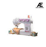 Usha Wonder Stitch Plus Automatic Sewing Machine – 23 Built-in Stitches, One-Step Buttonhole, Automatic Needle Threader, Free Arm, Hard Cover, 860 SPM – White