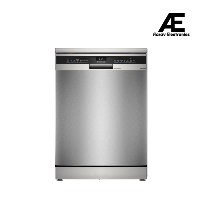Siemens iQ500 14 Place Settings Free-Standing Dishwasher (Model SN25II00KI, Brushed Steel, Anti-Fingerprint, 60 cm)