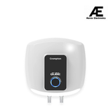 Crompton Solarium Qube 25-L 5 Star Rated Storage Water Heater (Geyser) with Free Installation and Connection Pipes (White and Black), Wall Mounting