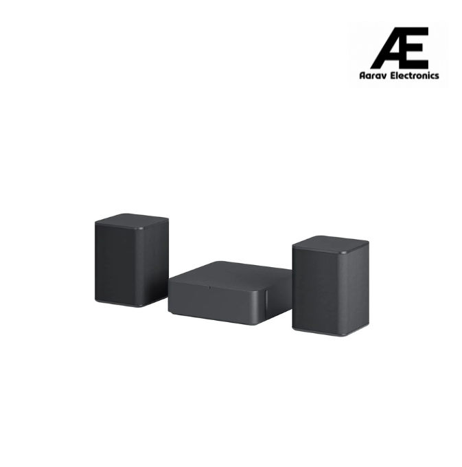 LG SPQ8-S, 140W, 2.0 Channel, Wireless Rear Speaker Kit Compatible with SC9S Sound Bar, Black