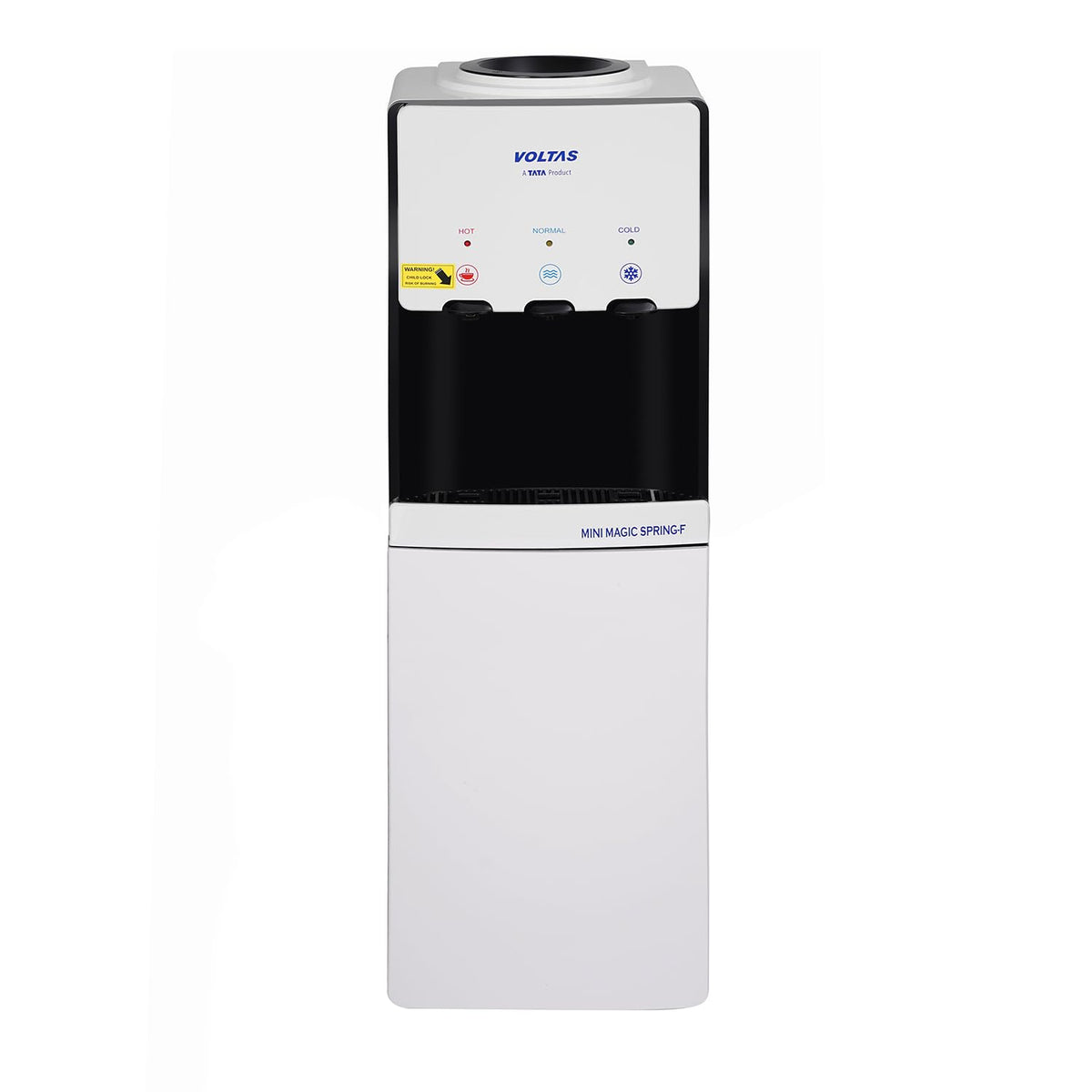 Voltas Floor Mounted Water Dispenser Minimagic with Cooling Cabinet (Spring FV +, 3 Modes, White), 3L