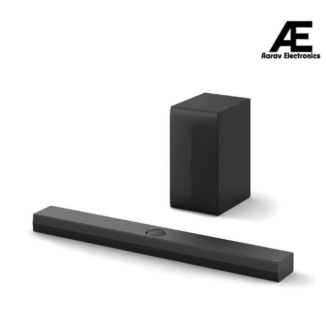 LG New Launch Soundbar SQ70TY,400W,3.1.1Ch,Dolby Atmos &amp; DTS: X,Hi-Res Audio,Center Up-Firing Speaker,AI Sound Pro,Wow Synergy,Wireless Subwoofer,QNED Matching Bracket Inside(2024 QNED TV),Black