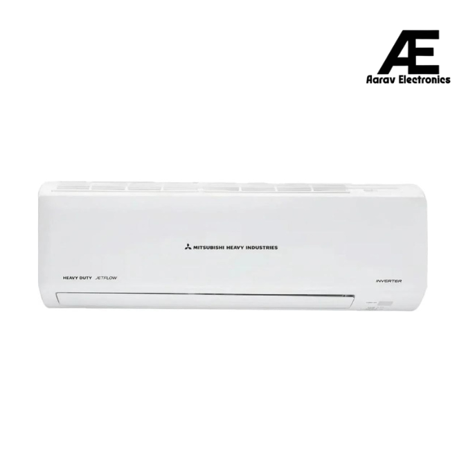 Mitsubishi Heavy Industries SRK27YAMDA-W 2.25 Ton 3 Star Hyper Inverter Split AC, Jet Flow Cooling, 100% Copper, R32