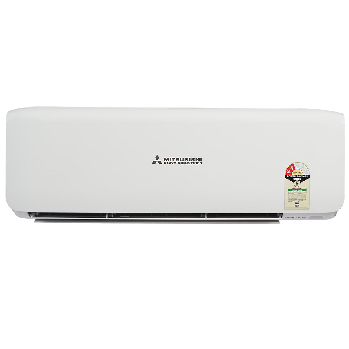 Mitsubishi Heavy 1.3 Ton 2 Star Fixed Speed Split AC | R32 | Copper Condenser, Anti Dust Filter SRK15CXS