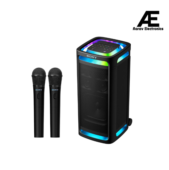 Sony ULT TOWER9(SRS-ULT900AC)|Bluetooth Party Speaker|with Massive Bass,360°Sound&amp;Party Lights,Karaoke,TouchPanel,Built in Power Bank, TV Sound Booster...